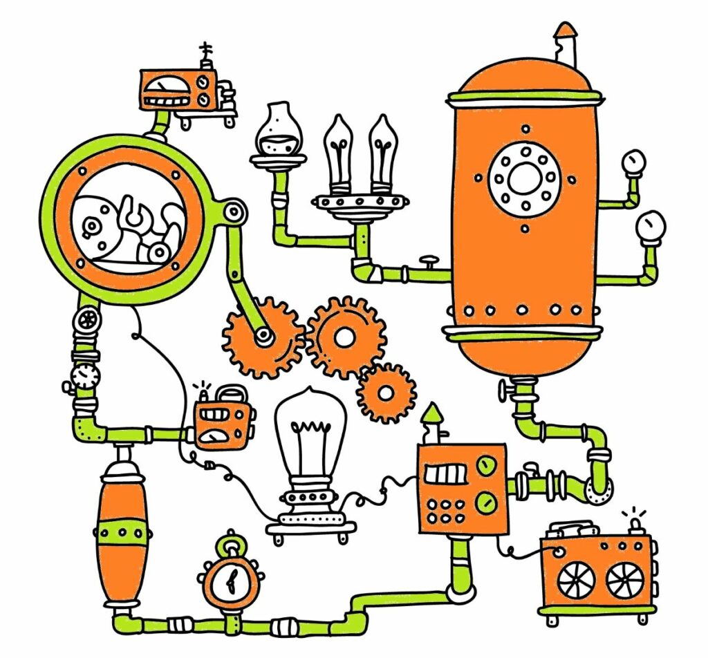 machines couleur